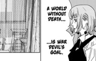 Death voices Yoru's plans (Image via Viz Media)